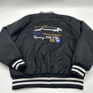 Vintage GM UAW CHEVY TRAVERSE JACKET Men’s Size XL Black MADE IN USA